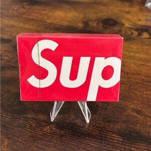 SUPREME RED SUP BICYCLE PLAYING CARDS FW2009 RARE NEW SEALED